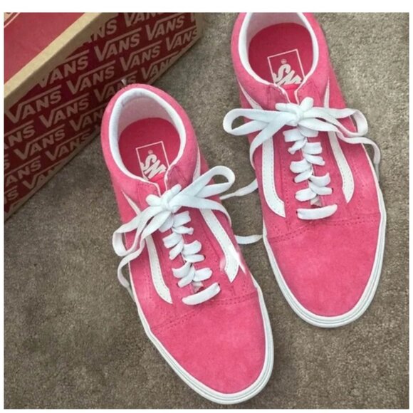 VANS • Old Skool Honeysuckle Pink Sneakers • Women’s 8 • With Box - Picture 7 of 9